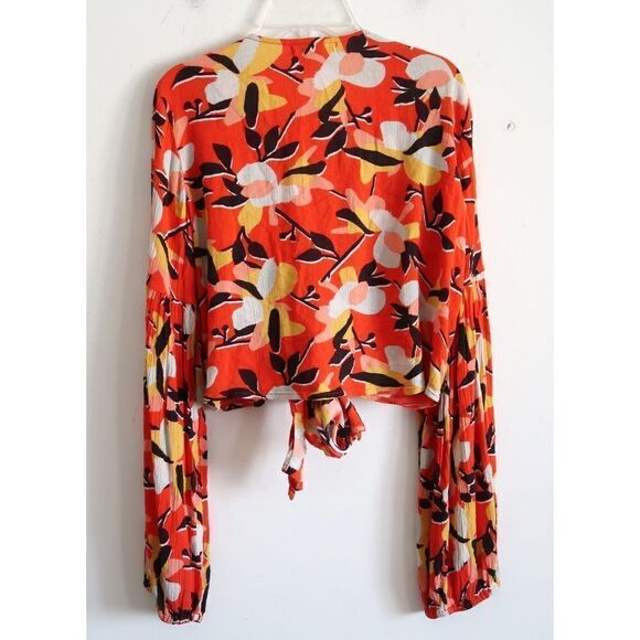 Billabong Colorful Long Sleeve Top - Size Small - Picture 5 of 8